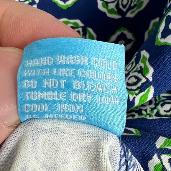 J. McLaughlin‎ Women's XL Catalina Cloth Top Geometric Travel Preppy Minimalist - Picture 6 of 10